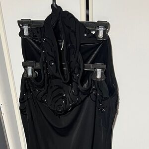 Chic Black Backless Dress